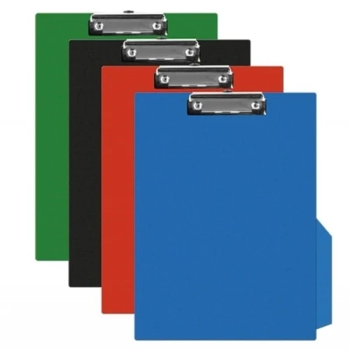 Deska z klipem A4 pojedyncza Q-CONNECT PVC zielona /KF01299/