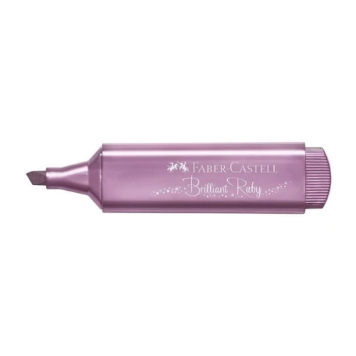 Zakreślacz FABER CASTELL 1546 metaliczny rubinowy /154691 FC/