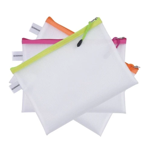 Torebka/saszetka/teczka A5/243x180mm z suwakiem DONAU ZIPPER BAG EVA mix kolorów 1szt. /1797101PL-99/