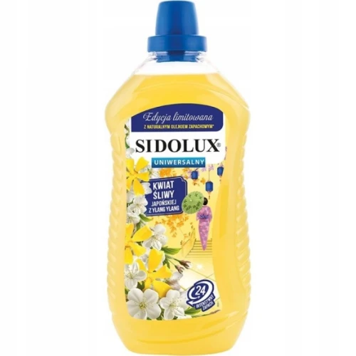 Płyn uniwersalny 1,0l SIDOLUX kwiat śliwy japońskiej z YLANG YLANG