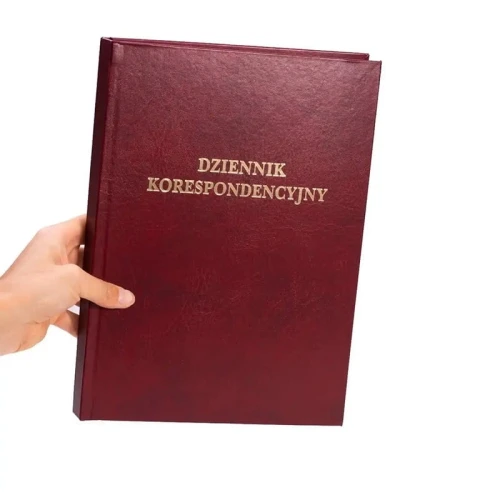 Dziennik Korespondencyjny A4/192 BARBARA bordowy /1803217/