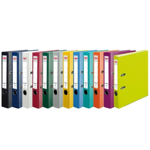 Segregator Herlitz A4/50mm ekonomiczny limonkowy