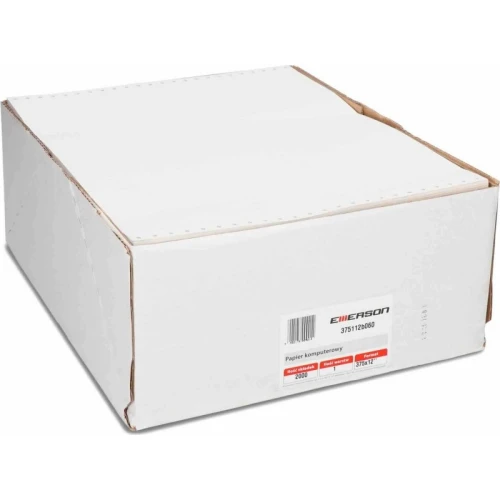 Papier komputerowy EMERSON 375x12x1 biały – uszkodzone pudełka
