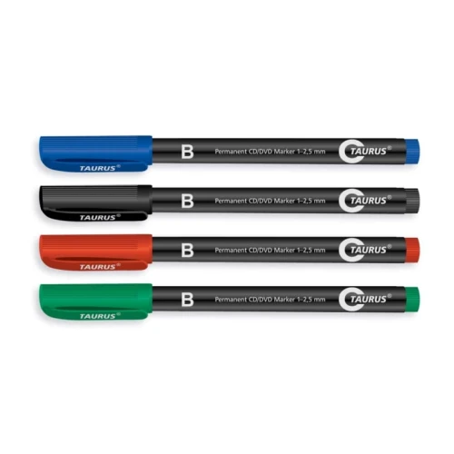 Marker foliopis/do CD 1,0mm-2,5mm B ścięty TAURUS TCD-04 zielony 1szt.