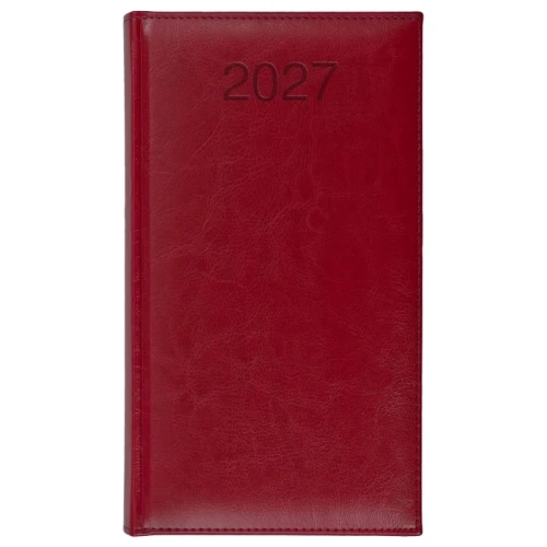 Terminarz A6 tygodniowy CRUX 2027 BALADO czerwony