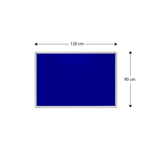 Tablica filcowa ogłoszeniowa 2x3 90x120 cm niebieska