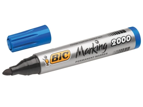 Marker permanentny BIC 2000 okrągły niebieski