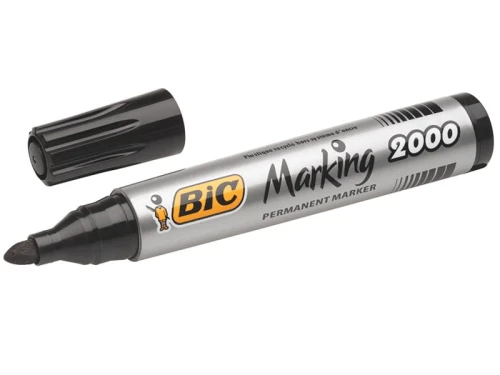 Marker permanentny BIC 2000 okrągły czarny