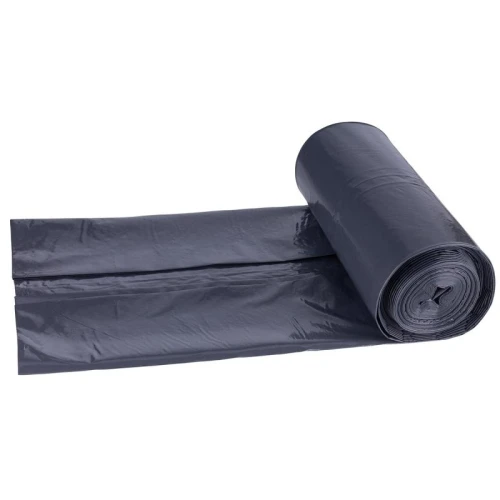 Worki na śmieci 240L LDPE 70µm DONAU mocne czarne 5szt.