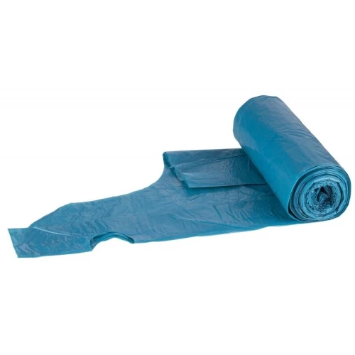 Worki na śmieci 100l LDPE 35 µm DONAU z uchwytami KNOTIES niebieskie 10szt.