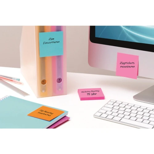 Notes samoprzylepny z-notes/harmonijkowy/ZZ/ZIG-ZAG 76x76mm 6X90 kartek R330-6SS-MIA PALETA MIAMI 3M POST-IT SUPER STICKY
