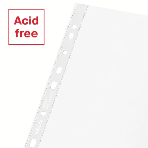 Koszulka zawieszkowa MAXI w pudełku A4 70mic groszkowa ESSELTE 100% RECYCLED PREMIUM 100szt.