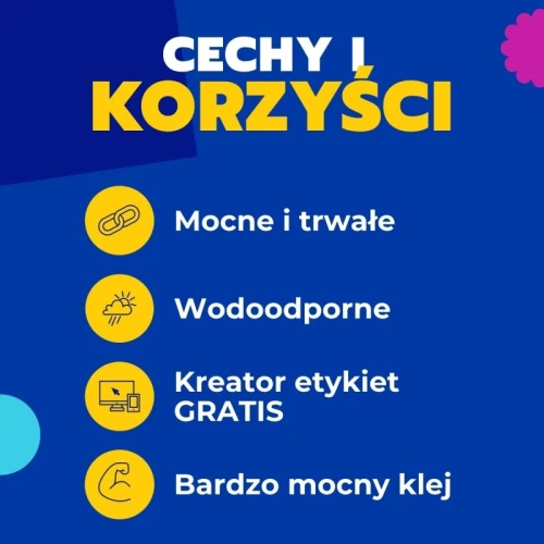 Etykiety foliowe polietylenowe 210x148mm AVERY ZWECKFORM wodoodporne ultra resistant 40ark 80etykiet białe matowe