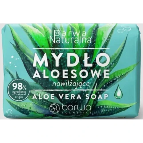 Mydło w kostce Barwa Naturalna aloesowe z gliceryną nawilżające 100 g