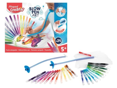 Flamastry dmuchane Maped Creativ Blowpen Art 24 kolory 