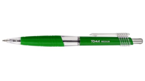 Długopis automatyczny TOMA MEDIUM TO-816/038 zielony /TO038-42/