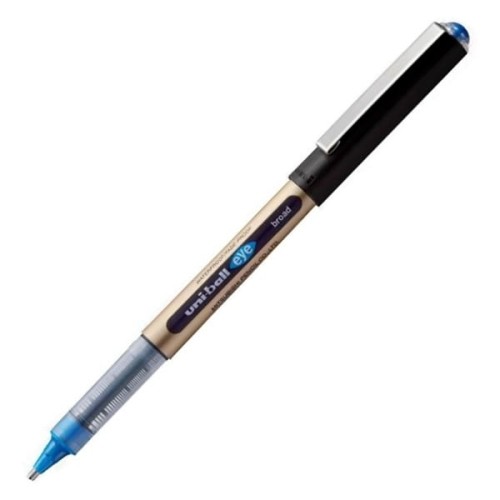 Pióro kulkowe UNI EYE MICRO UB-150 niebieskie złota obudowa 1szt. /UB150-10/NI/