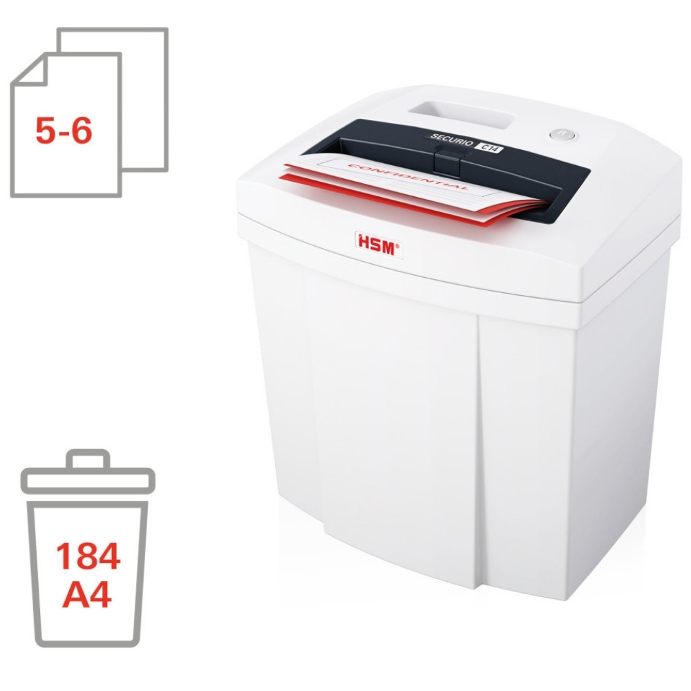 Kompaktowa niszczarka do papieru HSM SECURIO C14