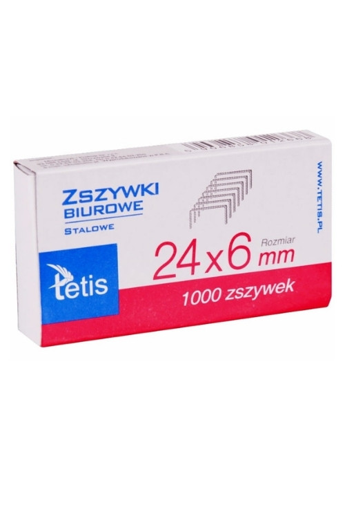 Zszywki Tetis GZ101-A 24/6 1000 szt.