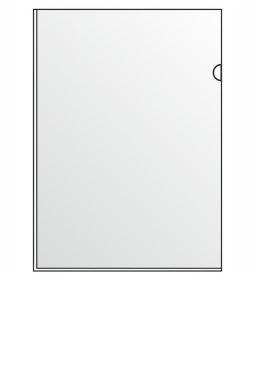 Ofertówki sztywne Tres PCV A4 L 150 µm 25 szt.