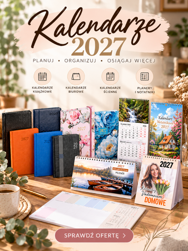 KALENDARZE I TERMINARZE 2027 BIUROWI.PL - Artykuły biurowe, chemia profesjonalna i gospodarcza, BHP