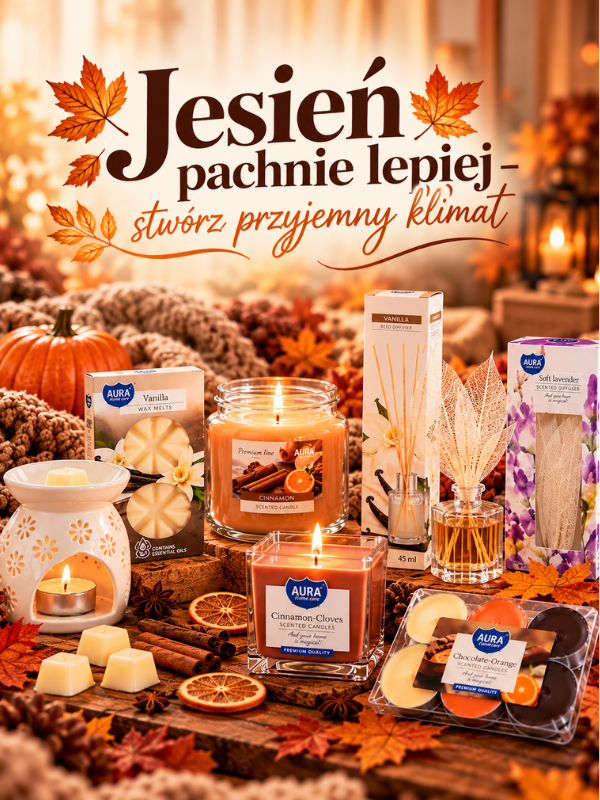 BANER JESIENNY KLIMAT- PRODUKTY AURA BIUROWI.PL - Artykuły biurowe, chemia profesjonalna i gospodarcza, BHP