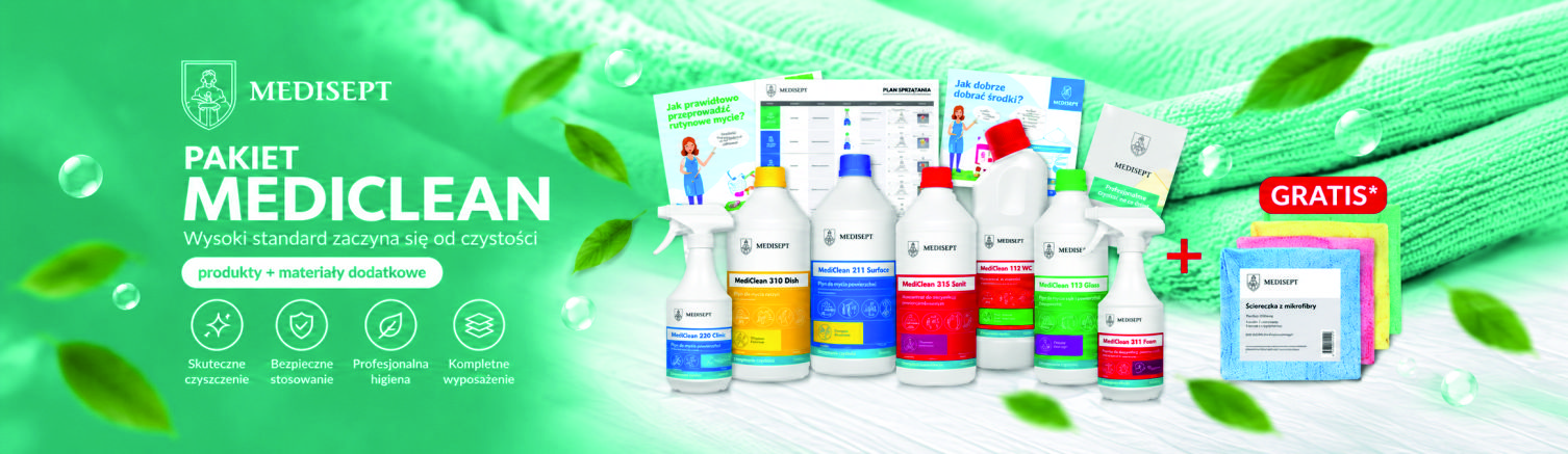 MEDICLEAN ZESTAW BIUROWI.PL - Artykuły biurowe, chemia profesjonalna i gospodarcza, BHP