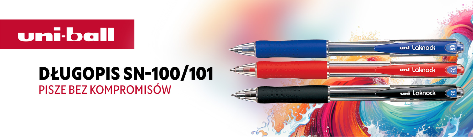 Długopis Uni SN-100/101 BIUROWI.PL - Artykuły biurowe, chemia profesjonalna i gospodarcza, BHP