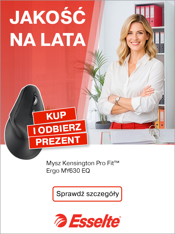 ESSELTE SEGREGATORY NO1-MYSZKENSINGTON PRO FIT ERGO MY630 EQ BIUROWI.PL - Artykuły biurowe, chemia profesjonalna i gospodarcza, BHP
