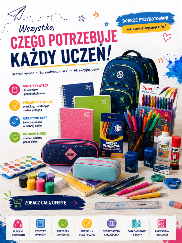 Szkoła 2026 BIUROWI.PL - Artykuły biurowe, chemia profesjonalna i gospodarcza, BHP